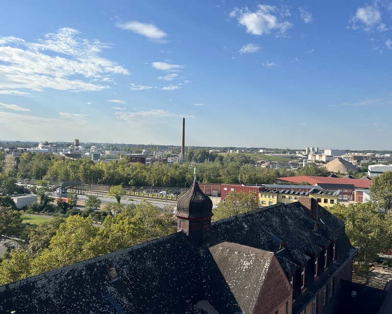 Hafen mit Stadtteil Vortrag zu 150 Jahre Rheinau Quartiermanagement